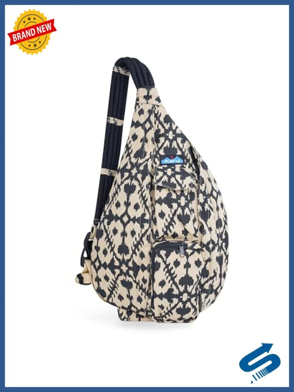 Kavu Original Rope Bag Cotton Canvas Crossbody Sling Travel